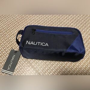 Nautica Toiletry Travel Bag Case for Men Blue New with Tags